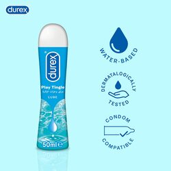 Durex Play Tingle Lubricant Gel, 50ml