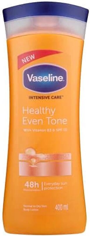 Vaseline Intensive Care Healthy Even Tone Body Lotion with Vitamin B3 and SPF 10-400 ml