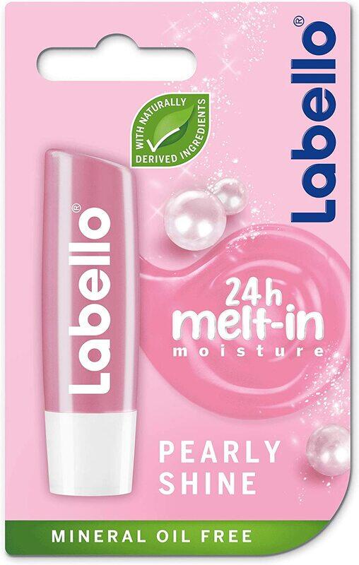 

Labello Pearly Shine Moisturising Lip Care Balm, 4.8g
