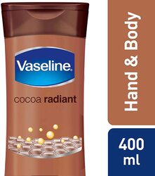 Vaseline Cocoa Radiant Body Lotion, 400ml, 2 Pieces