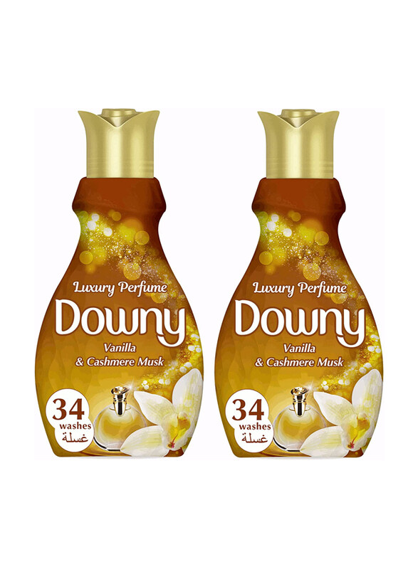 

Downy Perfume Collection Concentrate Fabric Softener, 2 x 1.38Litres