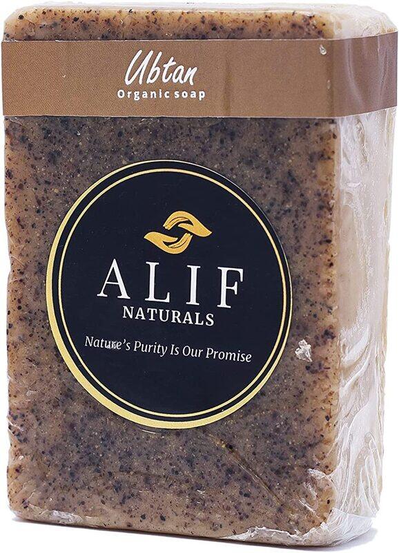 

Alif Naturals Handmade Ayurvedic Ubtan Soap for Tan Removal and Brightening, 125gm