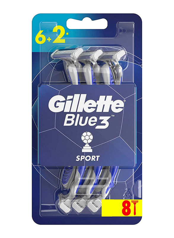 Gillette Blue3 Comfort Disposable Razors, 8