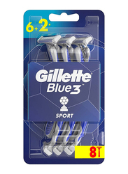 Gillette Blue3 Comfort Disposable Razors, 8