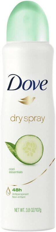 

Dove Dry Spray Cool Essentials Antiperspirant Deodorant, 113ml, 3 Pieces