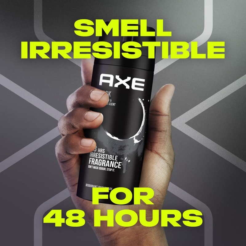AXE Black Deodorant, 2 x 150ml