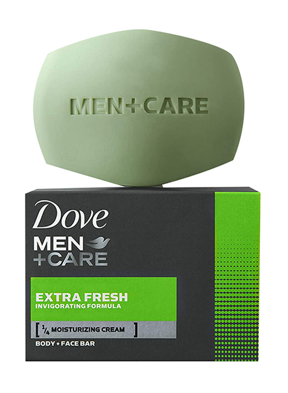 Dove Extra Fresh Men + Care Body & Face Soap, 8 x 118g
