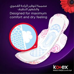 Kotex Maxi Slim Super Sanitary Pads, 30 Pads, 2 Pieces