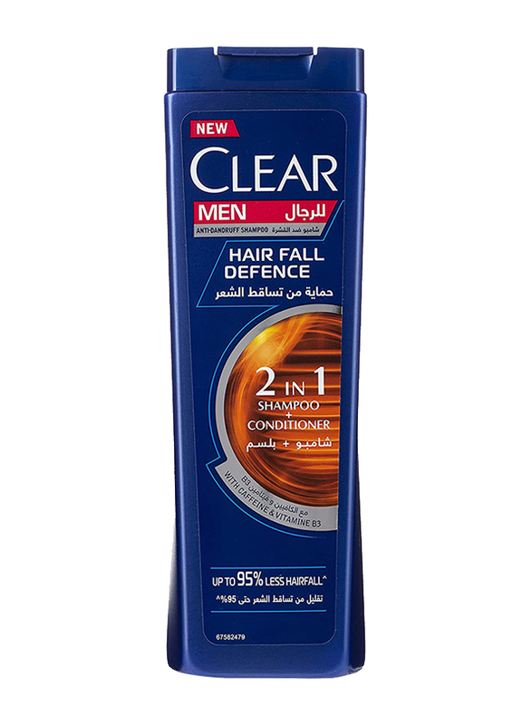 Clear Hair Fall Defence Anti-Dandruff Shampoo + Conditioner for Men, 400ml