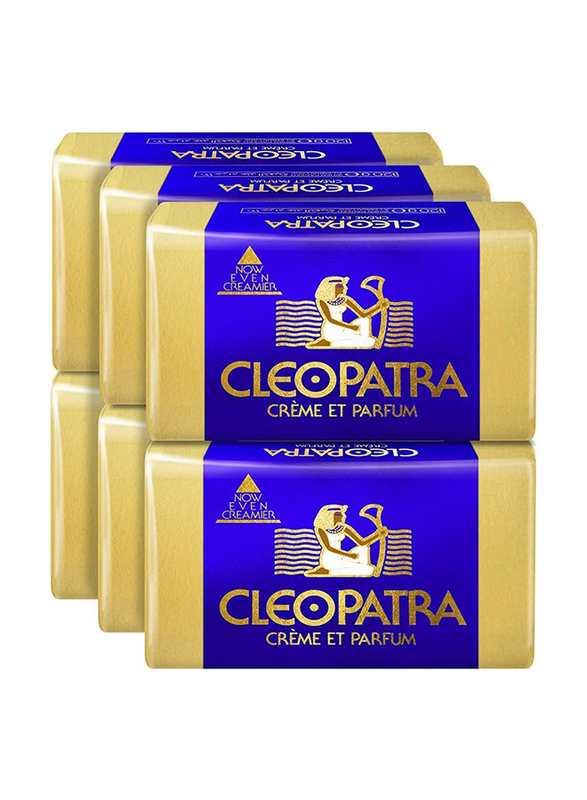 Cleopatra Beauty Bar Soap, 120gm, 6 Pieces
