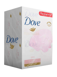 Dove Moisturising Beauty Cream Bar Soap Pink, 4 x 135g