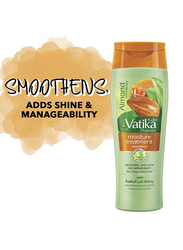 Vatika Naturals Moisture Treatment Shampoo Enriched with Almond and Honey, 2 Pieces x 200ml