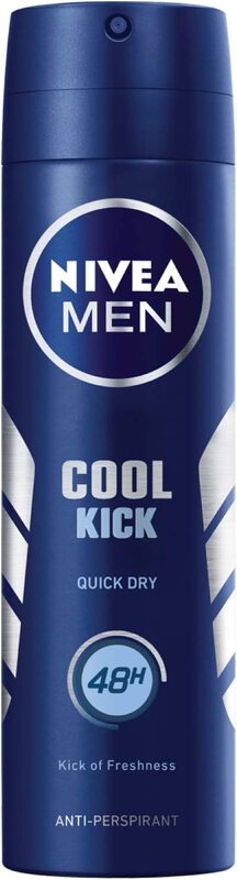 Nivea Cool Kick Fresh Scent Deodorant for Men, 150ml