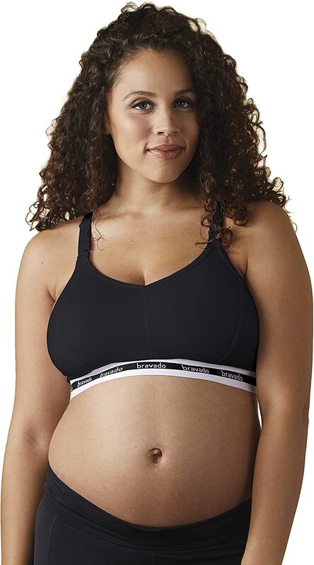 Bravado Designs Original Full Cup Nursing Bra, Black, Large