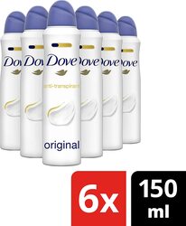 Dove Original Deodorant Spray for Women, 150ml