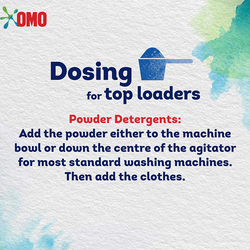 OMO Laundry Powder Detergent for Unbeatable Stain Removal, 2.5Kg