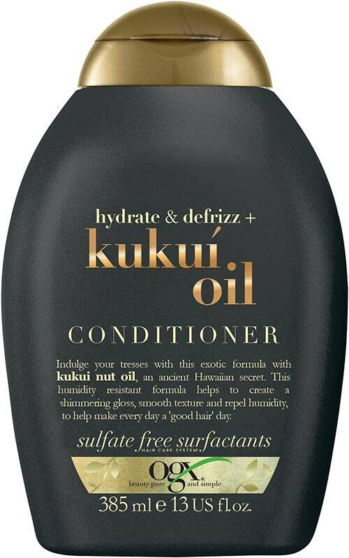 

OGX Kukui Oil Conditioner for Frizzy Hair, 385ml, 385 ml (Pack of 1)