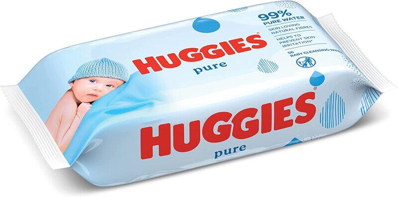 

Huggies Baby Wipes Pure, 56 Wipes