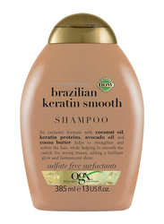Ogx Ever Straightening + Brazilian Keratin Therapy Shampoo for Damaged Hair, 385ml