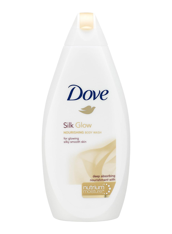 Dove Silk Glow Body Wash, 500ml