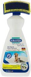 Dr. Beckmann 2-in-1 Multipurpose Pet Stain Remover Shampoo with Cleaning Brush, 650ml