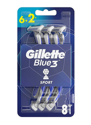 Gillette Blue3 Comfort Disposable Razors, 8