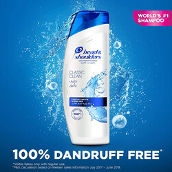 Head & Shoulders Classic Clean Anti-Dandruff Shampoo, 400ml