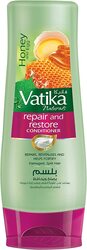 Vatika Naturals Repair and Restore Conditioner Enriched with Egg and Honey for Damaged Hair and Split-Ends, 400ml