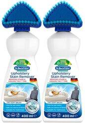 Dr. Beckmann Upholstery Stain Remover, 400ml Removes Even Stubborn Stains and Odours from Sofa, Couch, Car Seats, Office Chairs, Mattresses & More With Applicator Brush Sofa Cleaner Pack of 2