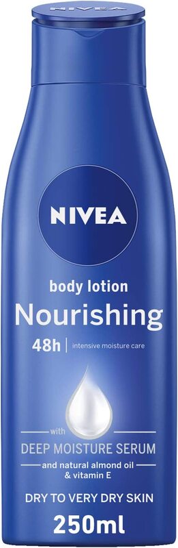 Nivea Nourishing Almond Oil & Vitamin E Body Lotion for Extra Dry Skin, 250ml