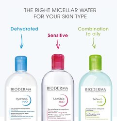 Bioderma Sensibio H2O Make-Up Removing Micellar Water for Sensitive Skin, 500ml
