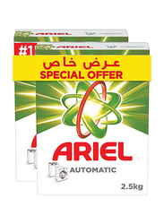 Ariel Automatic Laundry Detergent Powder, 2 x 2.5kg