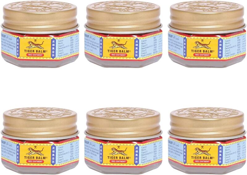 Tiger BalmPHI023A Red Balm, 10gm, 6 Pieces