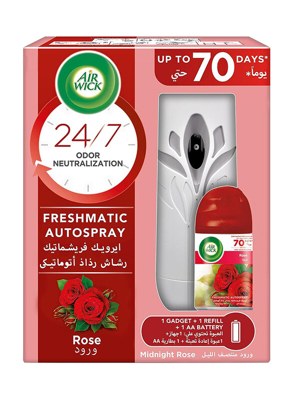 

Air Wick Freshmatic Auto Spray Rose Air Freshener, 250ml