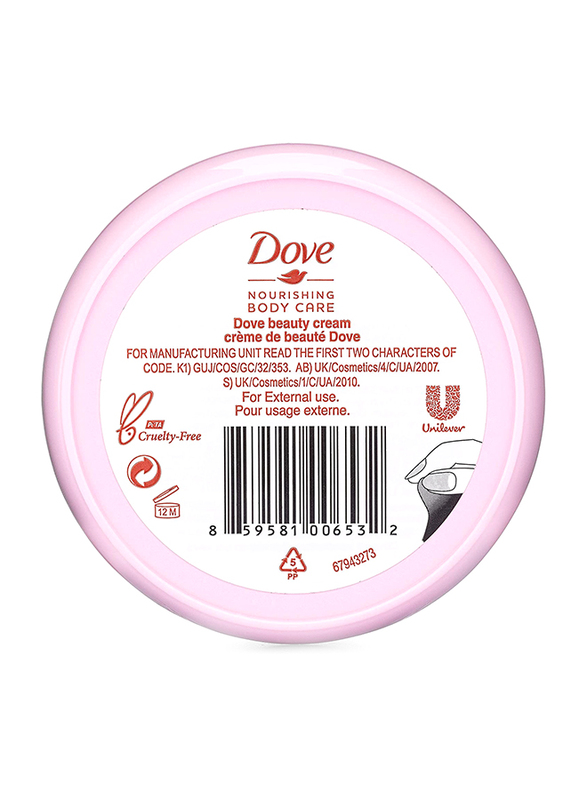 Dove Nourishing Face Hand and Body Care Beauty Cream Lotion for Moisturization, 6 Pieces, 2.53 FL OZ