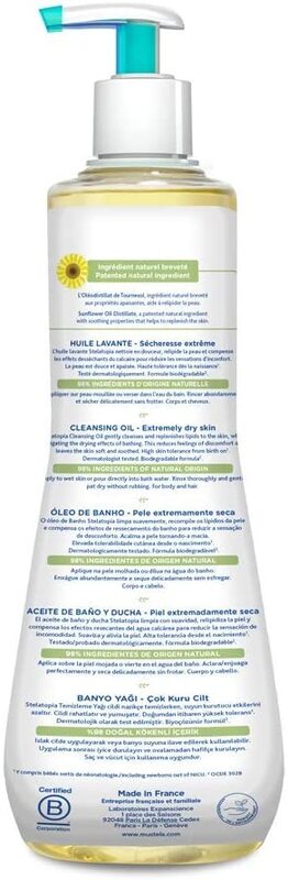 Mustela Stelatopia Cleansing Oil, 500 ml