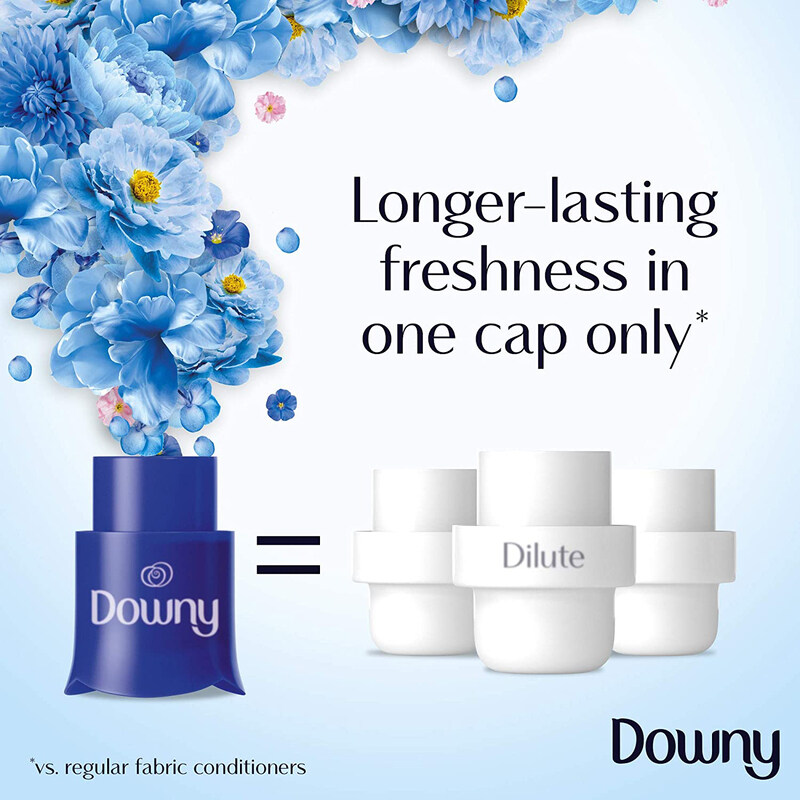 Downy Concentrate Valley Dew Fabric Softener, 3 x 1Litre