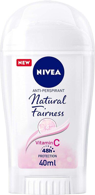 

Nivea Natural Fairness Antiperspirant Stick for Women, 40ml