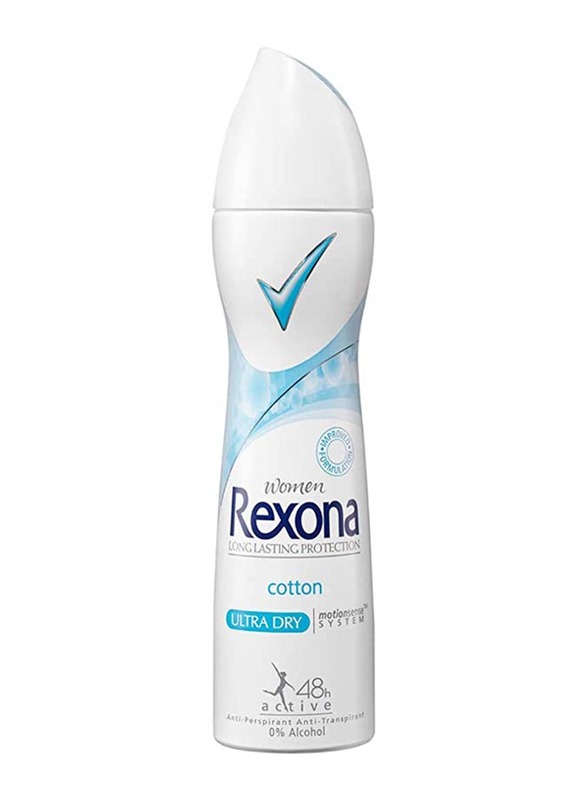 Rexona Ultra Dry Cotton Deodorant for Women, Blue, 150ml