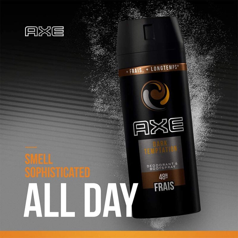 AXE Dark Temptation Body Spray for Men, 150ml