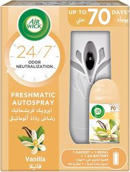 Air Wick Freshmatic Autospray Kit, Vanilla Fragrance  250 ml