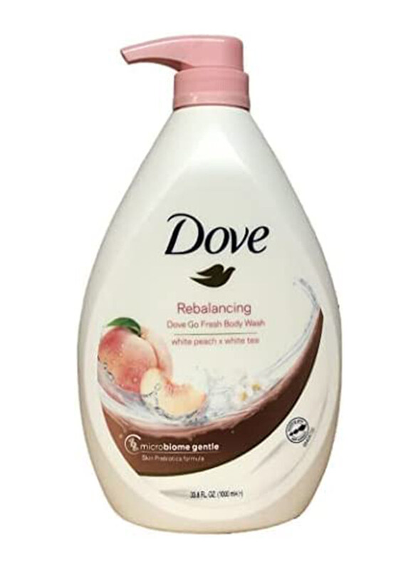 

Dove Rebalancing White Peach & White Tea Go Fresh Body Wash, 1 Piece, 33.8 oz