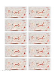 Smile+ 10-Piece Pure Rose Water Wipes, 100 Wipes