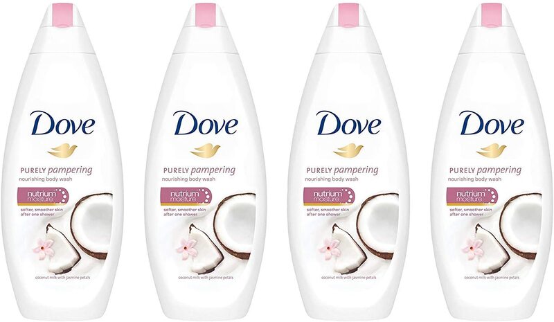 Dove Purely Pampering Body Wash, 4 Pieces