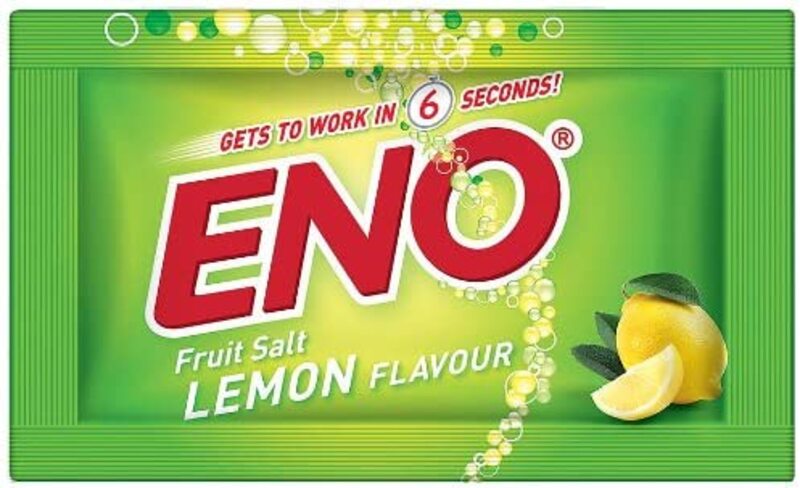 Eno Pouch Lemon Flavour Fast Relief from Acidity, 60 Sachets x 5g