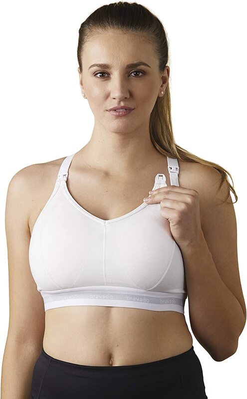 

Bravado Designs Original Full Cup Maternity & Nursing Bra, White, Extra Large