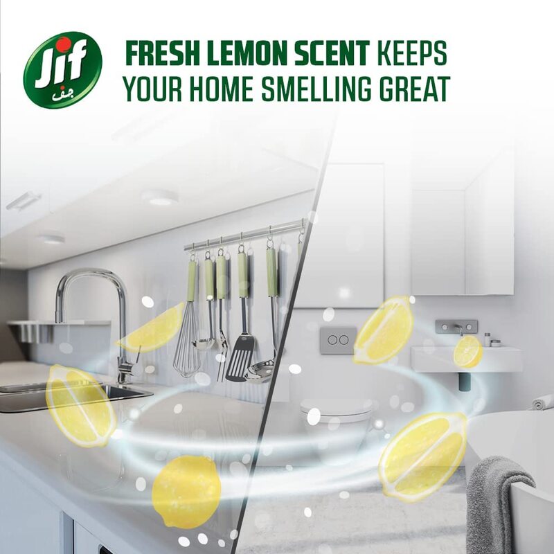 Jif Lemon Cream Cleaner with Micro Crystal, 500ml