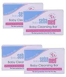 Sebamed Cheesy Cheeks Baby Cleansing Soap, 4 x 100g