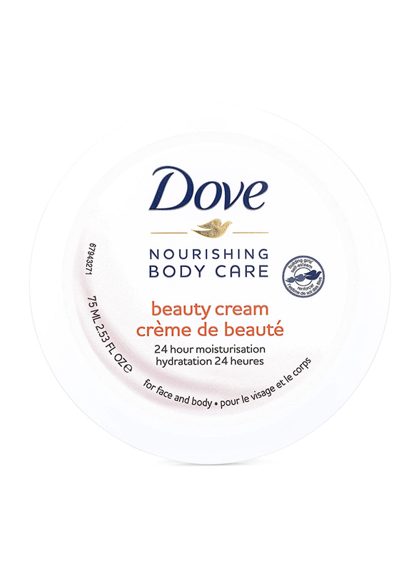 Dove Nourishing Face Hand and Body Care Beauty Cream Lotion for Moisturization, 6 Pieces, 2.53 FL OZ