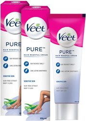 Veet Hair Removal Cream for Normal Skin, 100gm, 2 Pieces